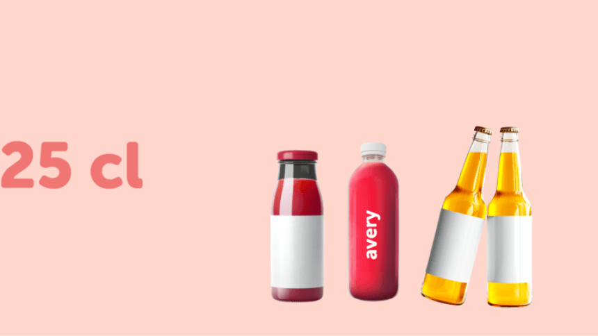 etiquetas para botellas 25ml