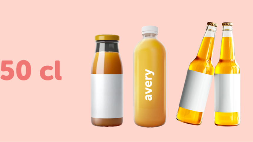etiquetas para botellas 50ml