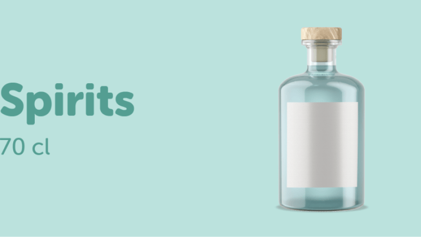Adecuadas para las botellas de licor de 700ml