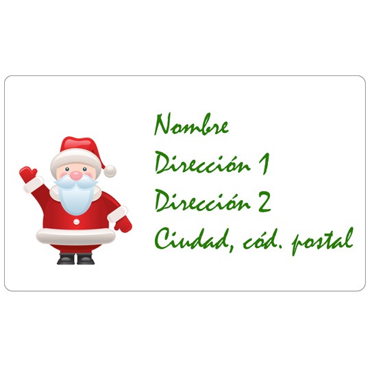 Papá Noel para etiquetas