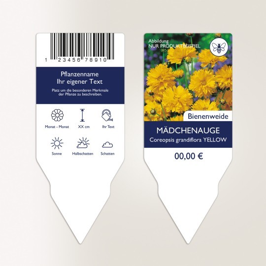 Etiquetas cintas y bucle personalizadas para plantas.