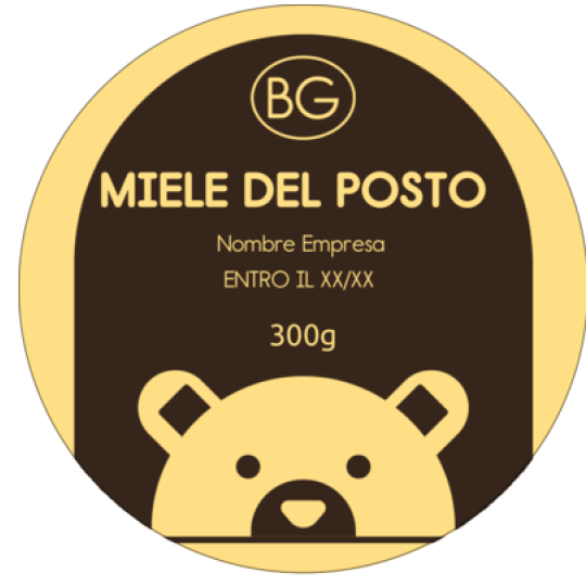 Plantilla predefinidas para la miel