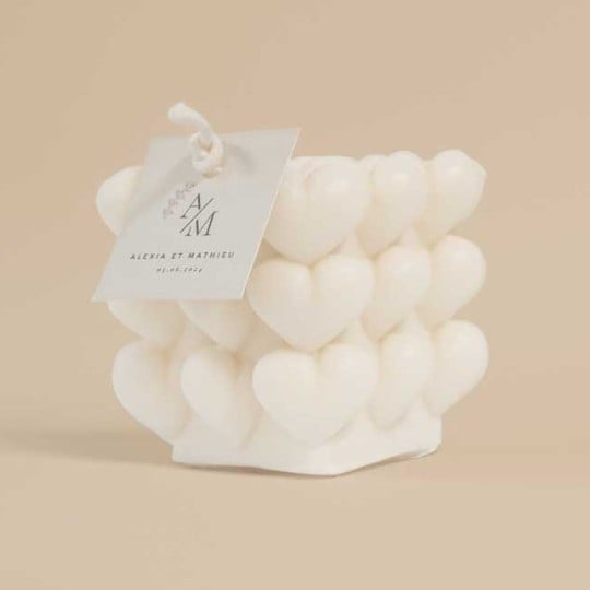 etiquetas colgantes para velas