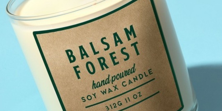 Etiquetas para velas en papel kraft reciclado
