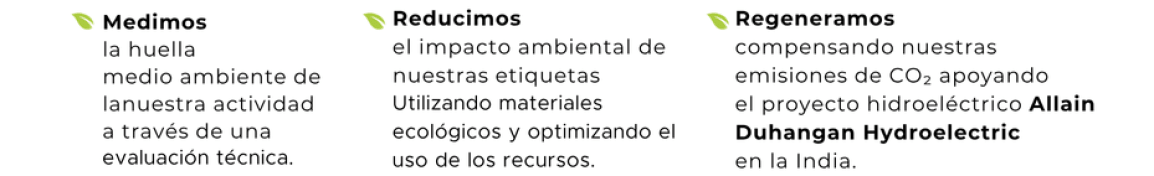 Banner que indica las acciones que hacemos para compensar el CO2