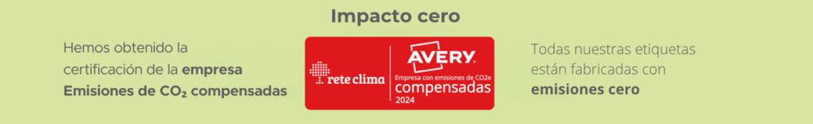 Logo que indica empresa con co2 compensado