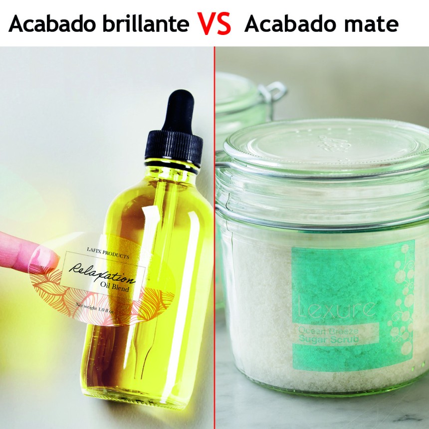 acabado mate vs brillante