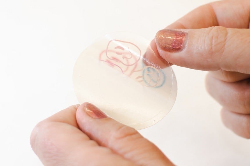 Sticker transparentes