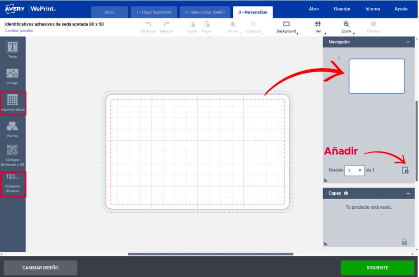 Cómo personalizar tus etiquetas textiles identificadoras con nuestro programa Crea e Imprime online