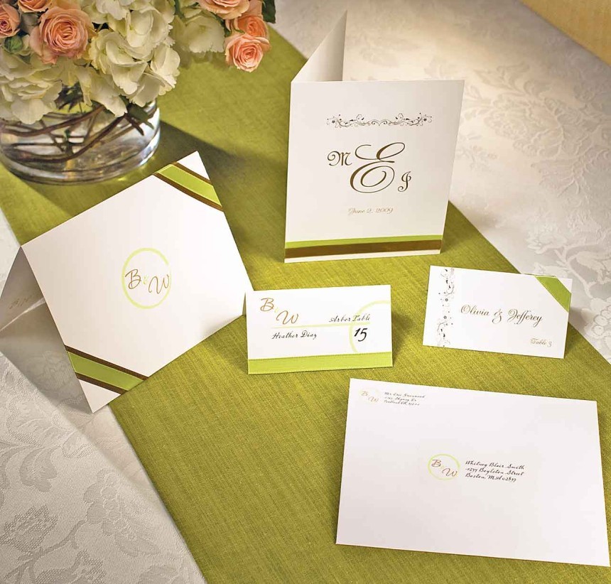 Set de invitaciones de boda