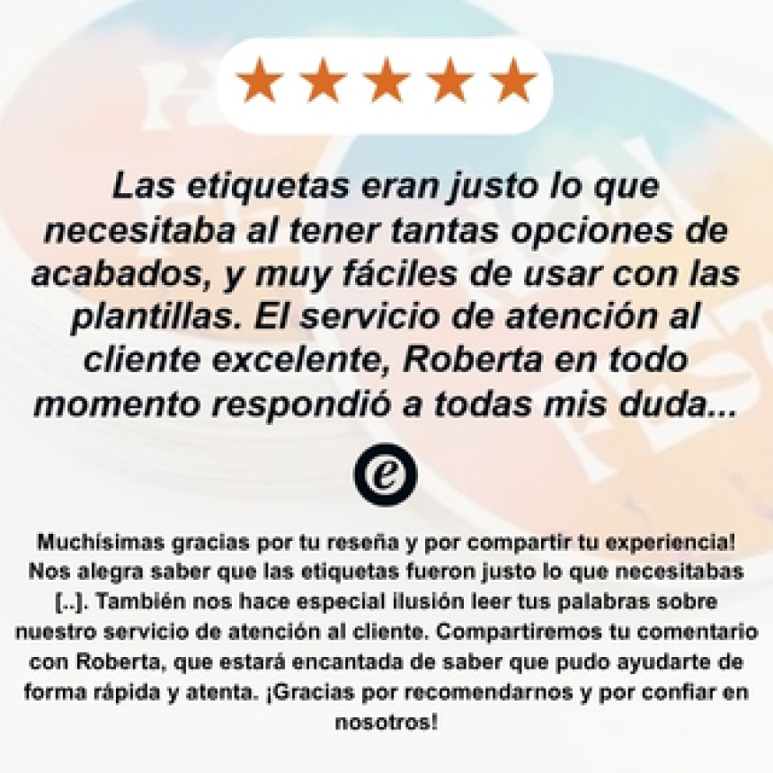 Reseñas y respuesta