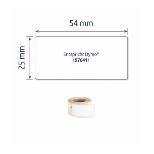 Etiquetas resistentes en rollo A1976411 25 x 54 mm