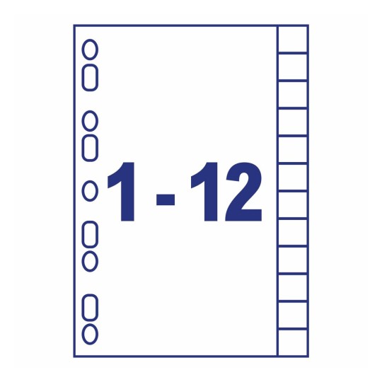 Separadores Index Maker™ blanco en cartón 01640061 210 x 297 mm