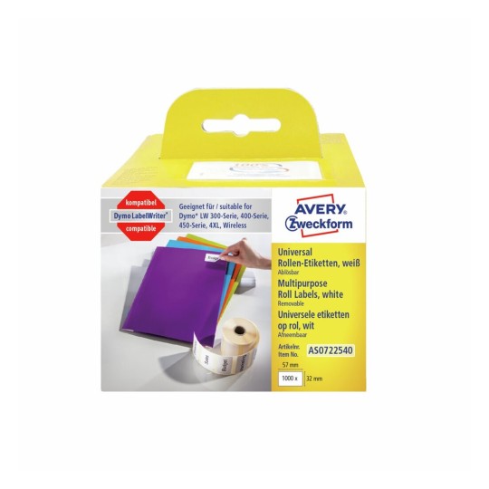 Etiquetas multiuso en rollo AS0722540