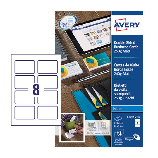 plantilla de tarjeta de visita avery 10