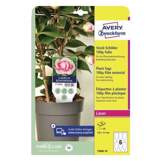 Etiquetas cintas imprimibles para plantas T3006-10