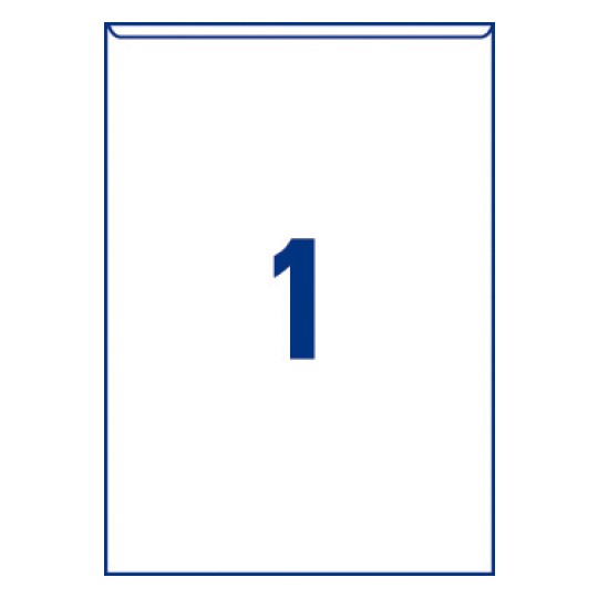 Bolsillos adhesivos para carteles L7083-10 221 x 304 mm