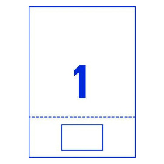 hoja blanca con 1 invitación y tarjeta de identificación