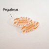 Pegatinas ovaladas personalizadas con el texto "irradia positividad"