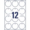 Etiquetas colgantes imprimibles de cartón T2004-10 Ø 60 mm