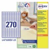 Etiquetas adhesivas removibles L4730REV-25 Contenido: 6750 Etiquetas / 25 Hoja