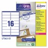 Etiquetas adhesivas blancas Ultragrip L7162-15 Contenido: 240 Etiquetas / 15 Hoja