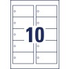 Etiquetas colgantes resistentes T3001-10 90 x 50 mm