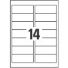 Etiquetas adhesivas trasparentes mate J8563-25 99.1 x 38.1 mm