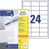 Etiquetas blancas multiuso 3658 Contenido: 2400 Etiquetas / 100 Hojas