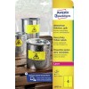 Etiquetas en poliéster amarillo L6127-20