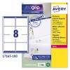 Etiquetas adhesivas blancas Ultragrip L7165-100 Contenido: 800 Etiquetas / 100 Hoja