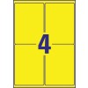 Etiquetas en poliéster amarillo L6127-20 99.1 x 139 mm