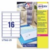 Etiquetas adhesivas trasparentes brillantes L7562-25 Contenido: 400 Etiquetas / 25 Hoja