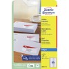 Etiquetas adhesivas en papel blanco J8651-25