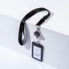 Kit porta credencial + cordón + retráctil negro R4828HB-1