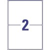 Etiquetas adhesivas en Teslin blanco B3655-50 210 x 148 mm