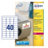 Etiquetas blancas super adherentes L6140-20 Contenido: 800 Etiquetas / 20 Hoja