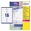 Etiquetas adhesivas blancas Ultragrip L7162-250 Contenido: 4000 Etiquetas / 250 Hoja