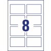 Tarjetas de visita blancas C32015-25 85 x 54 mm