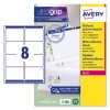 Etiquetas adhesivas blancas Ultragrip L7165-250 Contenido: 2000 Etiquetas / 250 Hoja