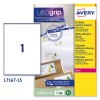 Etiquetas adhesivas blancas Ultragrip L7167-15 Contenido: 15 Etiquetas / 15 Hoja