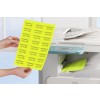 L7263Y-25 4004182608432 Etikett Kennzeichnen Neon Gelb Bogen anw