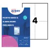 Portanombres A6 en plástico 4834XL Contenido: 50 Identificativos adhesivos / 52 Inserciones