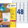 Etiquetas adhesivas en papel cubriente BlockOUT™ L4614-25 Contenido: 1200 Etiquetas / 25 Página