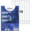 Pulseras de identificación en Tyvek® TYVYW-50 Contenido: 500 Bracelets / 50 Hojas
