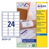 Etiquetas adhesivas en papel blanco J8159-25 Contenido: 600 Etiquetas / 25 Hoja