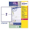 Etiquetas adhesivas blancas Ultragrip L7168-100 Contenido: 200 Etiquetas / 100 Hoja