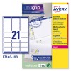 Etiquetas adhesivas blancas Ultragrip L7160-100 Contenido: 2100 Etiquetas / 100 Hoja