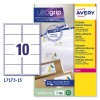 Etiquetas adhesivas blancas Ultragrip L7173-15 Contenido: 150 Etiquetas / 15 Hoja
