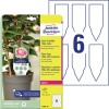 Etiquetas cintas imprimibles para plantas T3006-10 Contenido: 60 Tarjetas / 10 Hojas